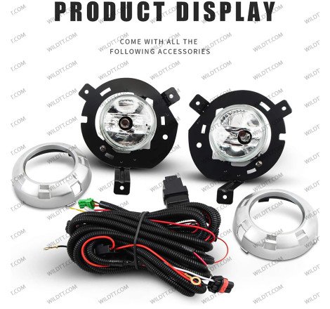 OEM Fog Lights Mitsubishi L200 2008-2011 - WildTT