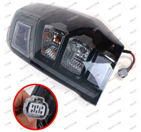 Pilotos Traseros Ahumados LED Mitsubishi L200 2019-2021 - WildTT