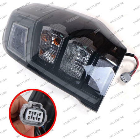 Pilotos Traseros Ahumados LED Mitsubishi L200 2019-2021 - WildTT