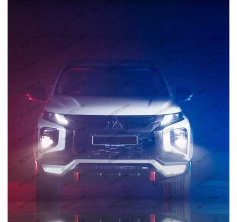 Parachoques Delantero ABS C/ DRL Mitsubishi L200 2019-2021 - WildTT