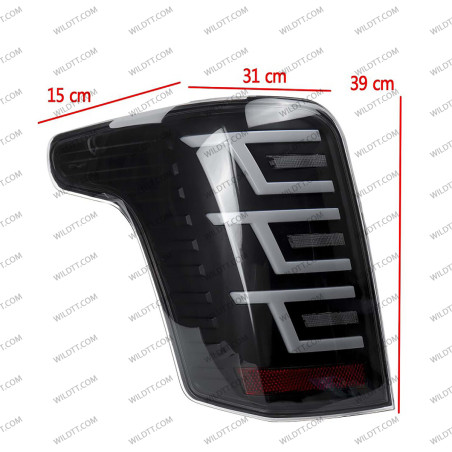 Smoked Led Tail Lights Mitsubishi L200 2015-2019 - WildTT