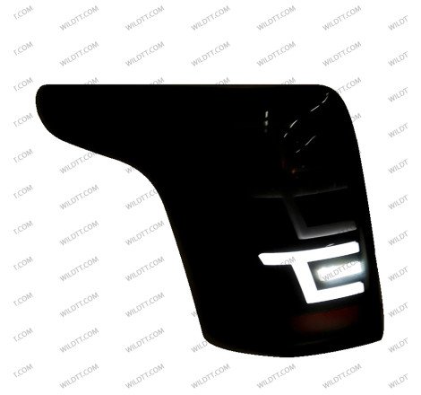 Pilotos Traseros Ahumados LED Mitsubishi L200 2015-2019 - WildTT