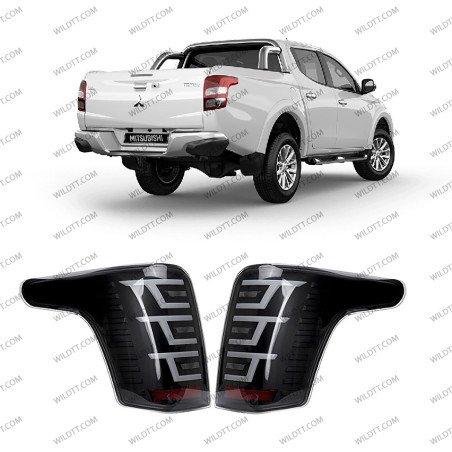 Luci Posteriori a LED Fumé Mitsubishi L200 2015-2019 - WildTT