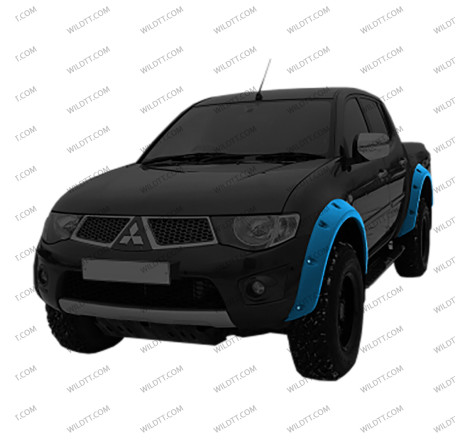 Elargisseurs d'Ailes OFF-Road Mitsubishi L200 DC 2006-2011 - WildTT